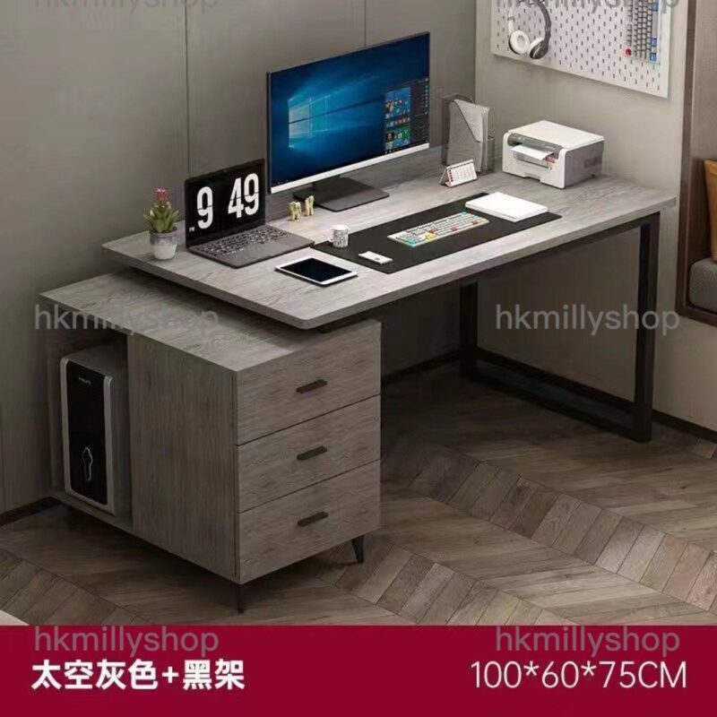 A&1259電腦桌 書桌櫃桶組合枱 書枱 寫字台 伸縮枱 學習桌 簡易儲物枱 桌子全新包送貨 - Image 6