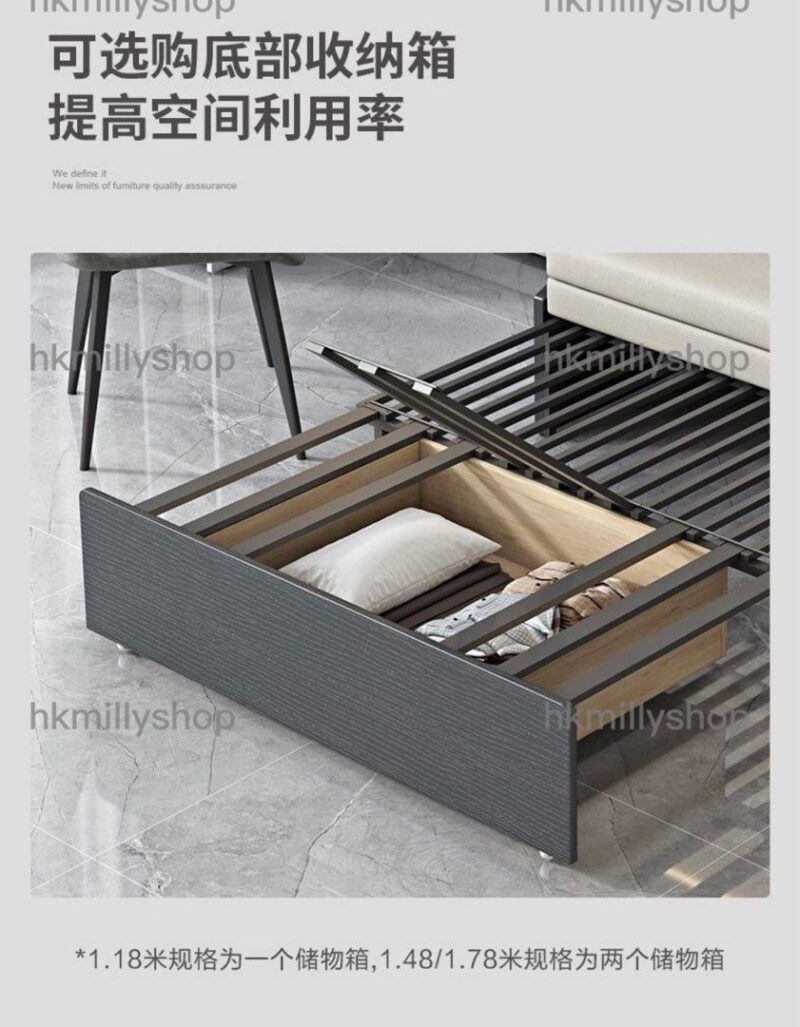 A&1279書櫃梳化床一體組合櫃多功能隱形床 - Image 7