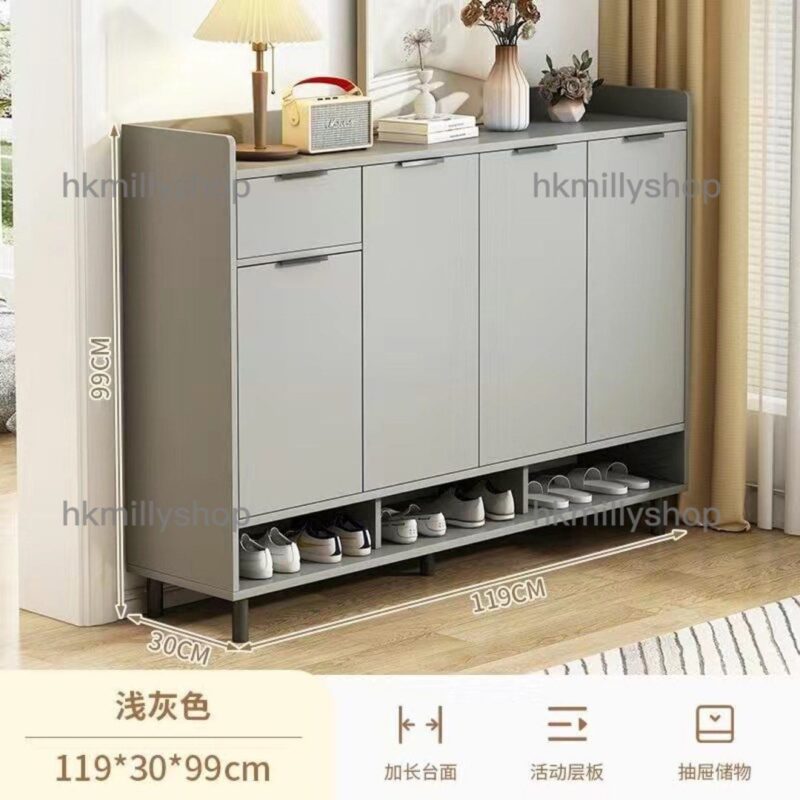 A&1313鞋櫃 收納櫃 儲物櫃 入門櫃 隔斷櫃 門廳櫃 屏風櫃 大容量鞋架 - Image 11