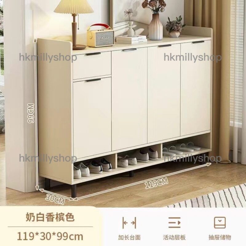 A&1313鞋櫃 收納櫃 儲物櫃 入門櫃 隔斷櫃 門廳櫃 屏風櫃 大容量鞋架 - Image 9