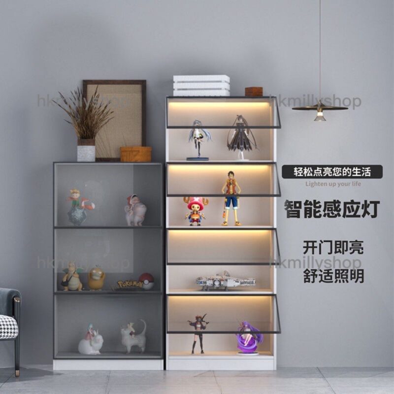 A&1384樂高櫃展示櫃玻璃櫃油壓櫃手辦櫃收納櫃玩具櫃模型櫃 - Image 4