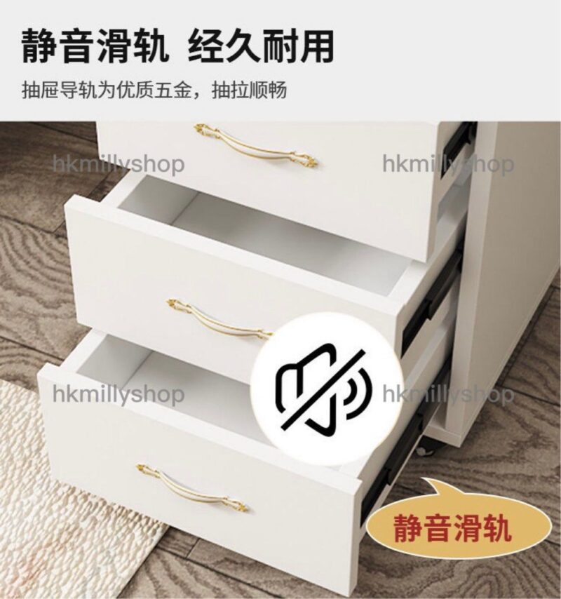 A&1391全身鏡櫃 360度旋轉櫃 試衣鏡 臥室落地鏡 玄關櫃 多功能收納櫃 衣帽櫃 掛衣櫃 穿衣鏡 - Image 6