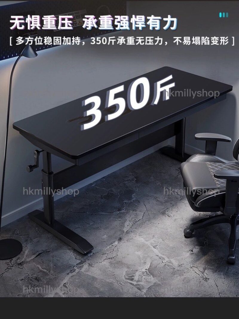 A&1404升降電競枱 升降桌 電腦桌 遊戲桌 遊戲台 電腦枱 辦公枱 台式電競桌 電競椅 工作台 桌子 - Image 4