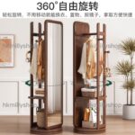 A&1431全身鏡櫃 360度旋轉落地鏡 試衣鏡 穿衣鏡 立式鏡子