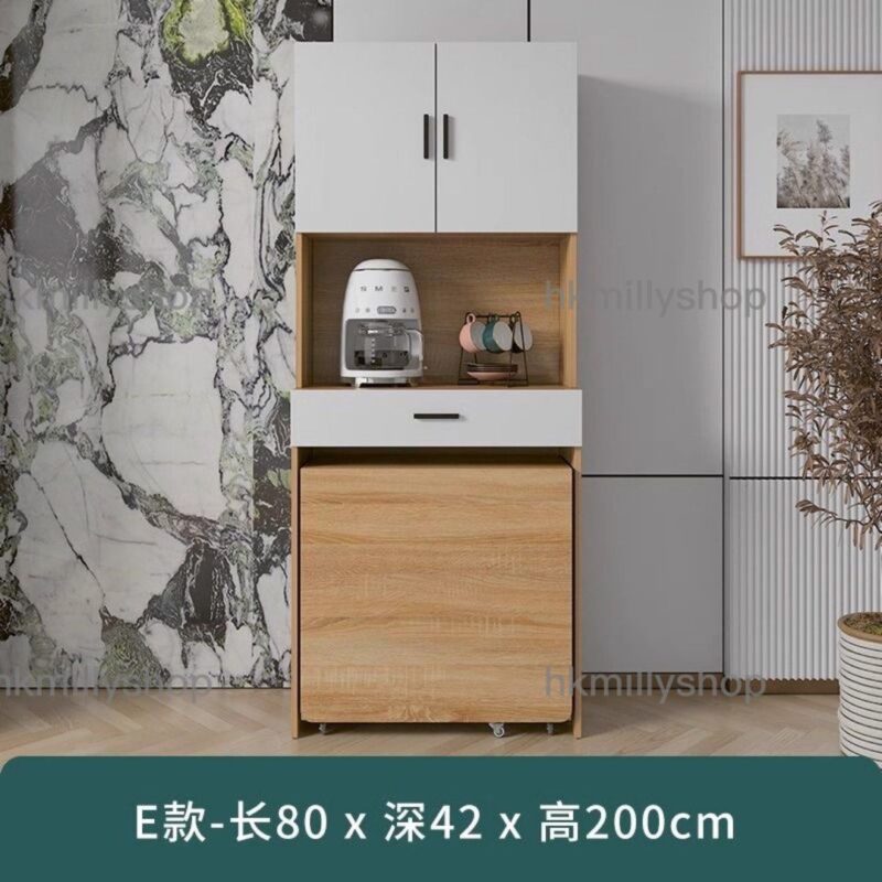 A&1438可訂製尺寸餐桌邊櫃組合櫃一體櫃 - Image 10