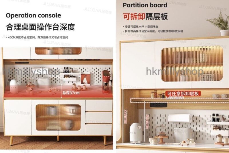 A&1440可訂製尺寸餐邊櫃 酒櫃 茶水櫃 碗櫃 電器置物櫃 - Image 5