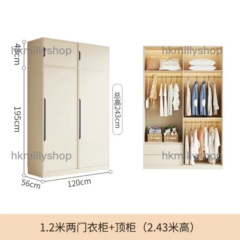 A&1442衣櫃書桌書櫃一體櫃 組合櫃 趟門衣櫃 臥室收納櫃 儲物櫃 - Image 6