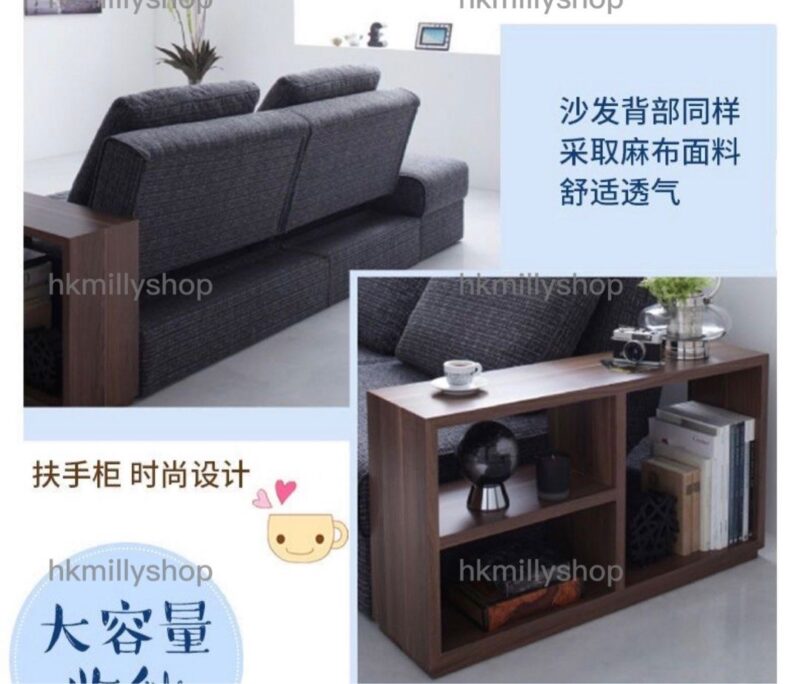 A&1480訂製顏色日式儲物沙發床 布藝梳化床 科技皮沙發床 - Image 6