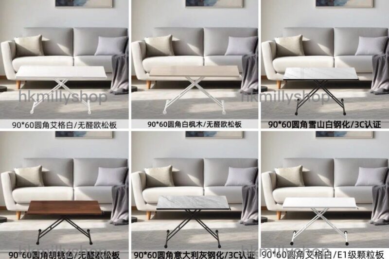 A&1497升降枱 折疊餐枱 多用途桌子 書桌 學習桌 電腦桌 移動枱 茶几 - Image 8