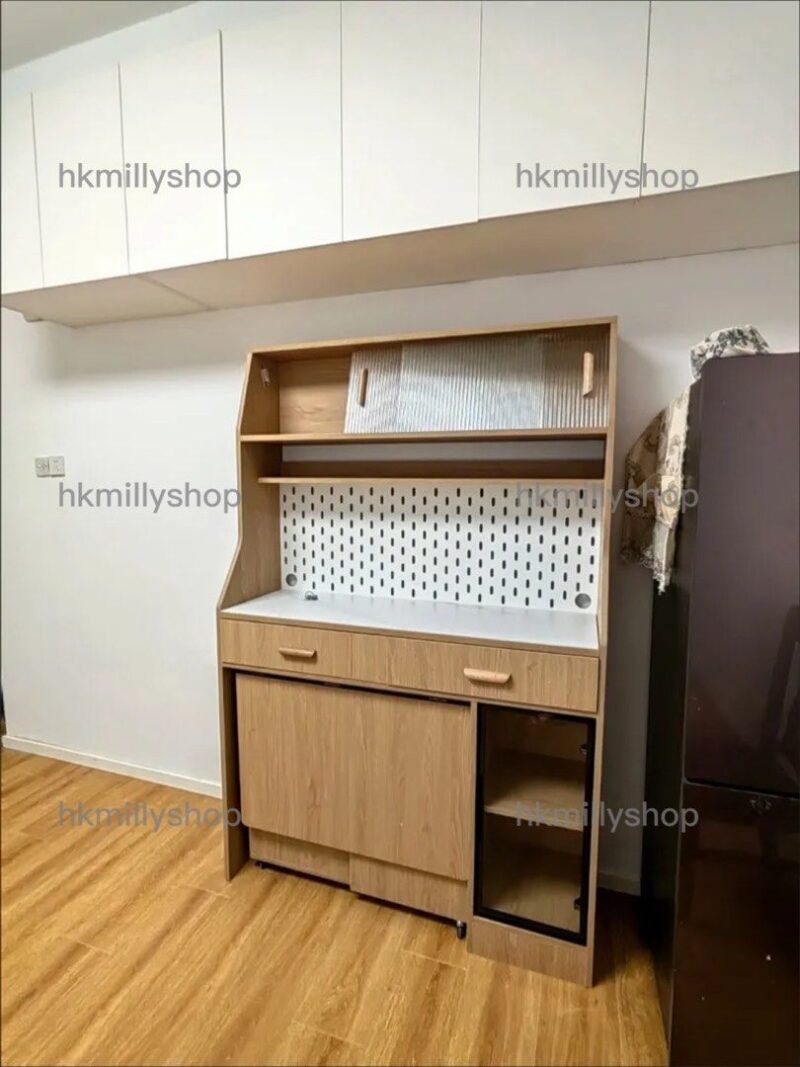 A&1509可訂製尺寸餐桌邊櫃組合櫃一體櫃 - Image 4