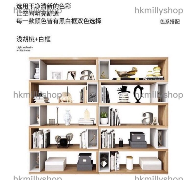 A&1544可訂造尺寸展示架 書架 書櫃 儲物櫃 置物櫃 置物架 多層收納架 隔斷櫃 屏風櫃 文件櫃 展示櫃 書櫥 儲物架 - Image 9