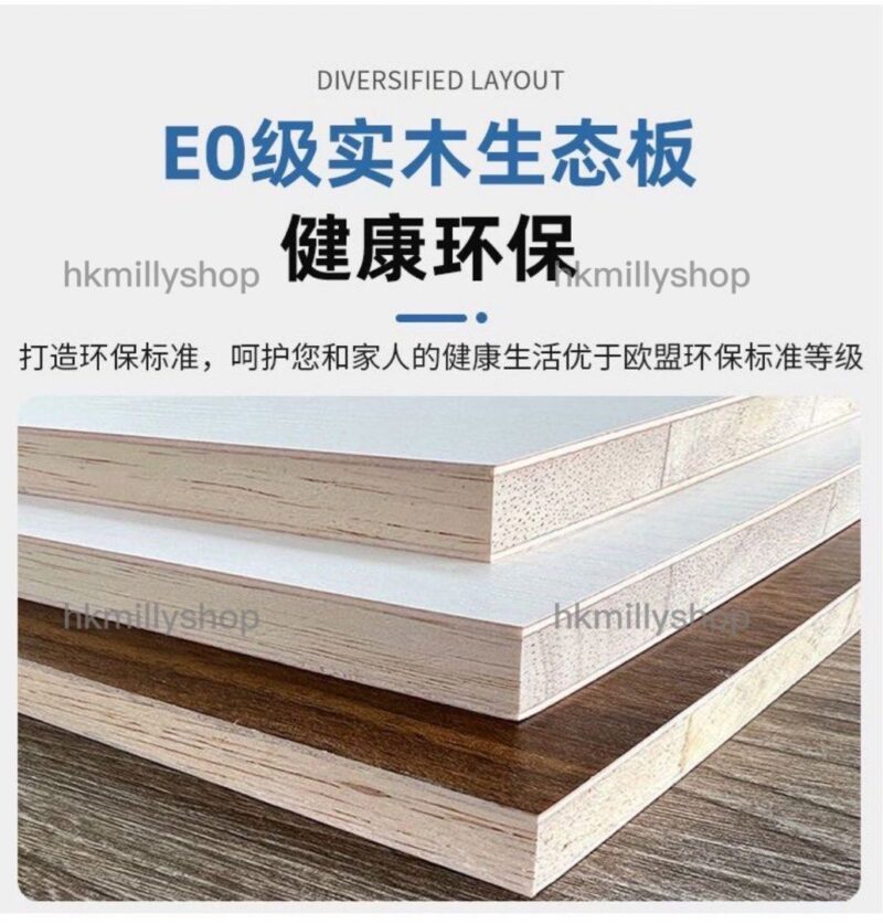 A&1591 E0級實木趟門衣櫃 大容量衣櫃 儲物櫃 收納櫃 衣櫥 臥室置物櫃 - Image 6