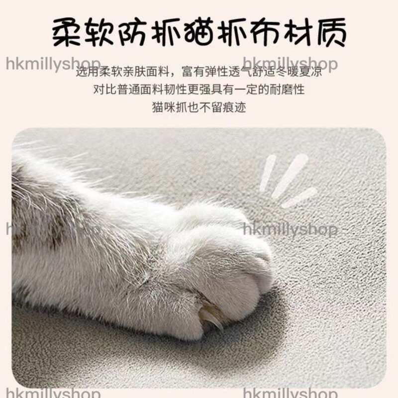 A&1598貓抓佈沙發床 單人位雙人位折疊沙發梳化床佈藝梳化床小戶型沙發伸縮床 - Image 8