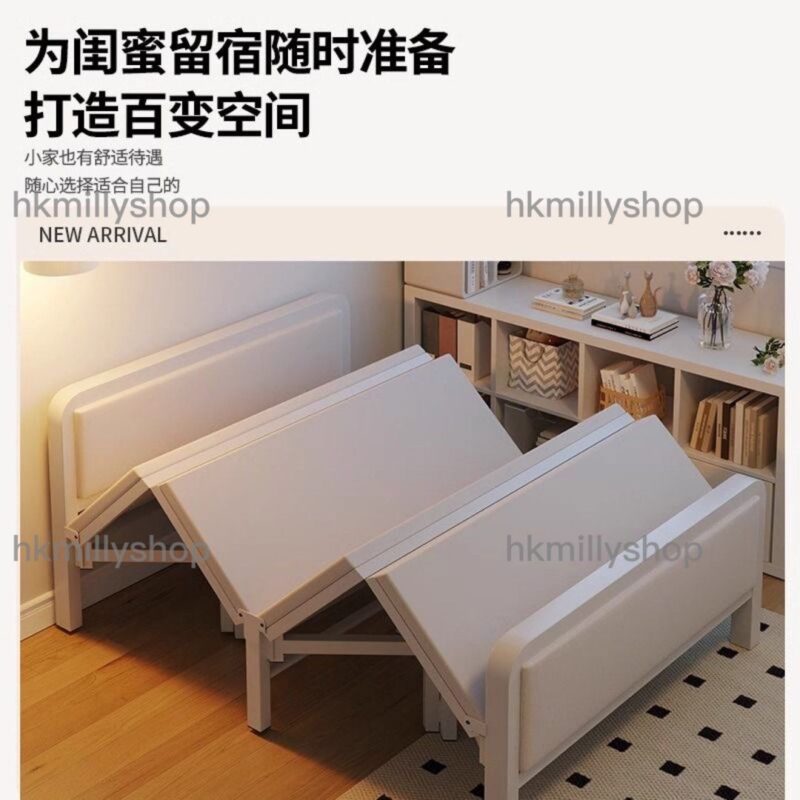 A&1628折疊床 鐵架床 午休床 摺床 陪護床 單人床 雙人床 出租房簡易床架 午睡神器 - Image 6