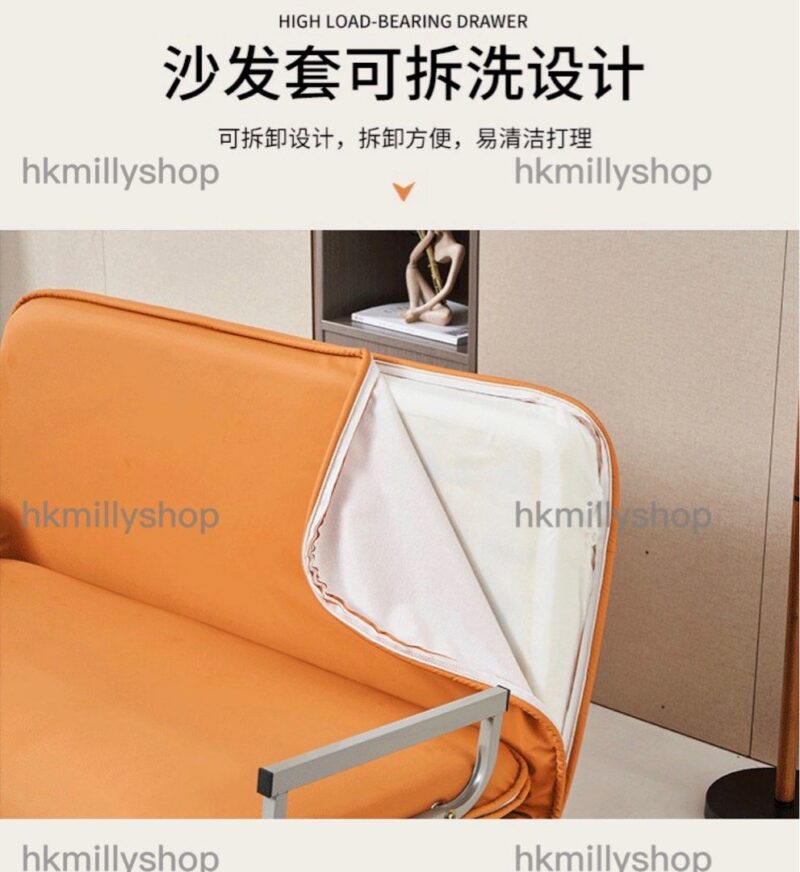 A&1635貓抓皮梳化床 科技布 棉麻布藝梳化床 全新沙發床 單人位雙人位 多顏色選擇 - Image 4