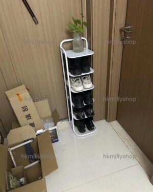 A&1682鞋架門口多層置物架 夾縫櫃 窄小架子 鐵藝收納架 鞋櫃 多用途多功能儲物架