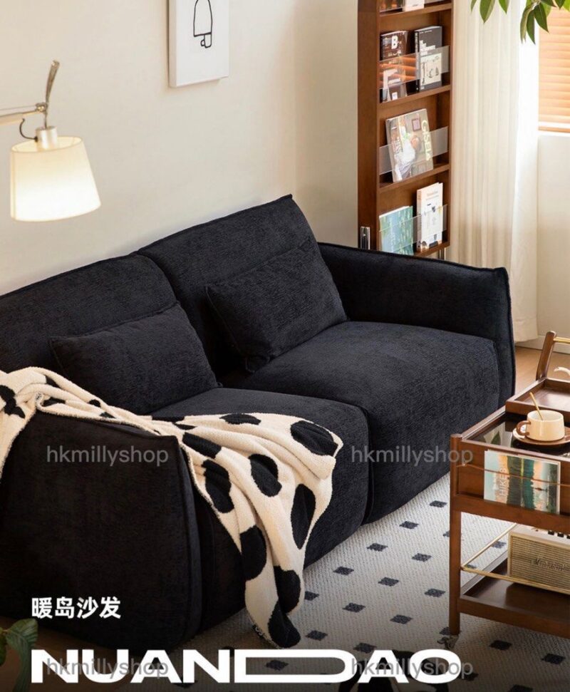 A&1684輕奢絨布沙發 復古梳化 奈斯絨布藝梳化 - Image 4