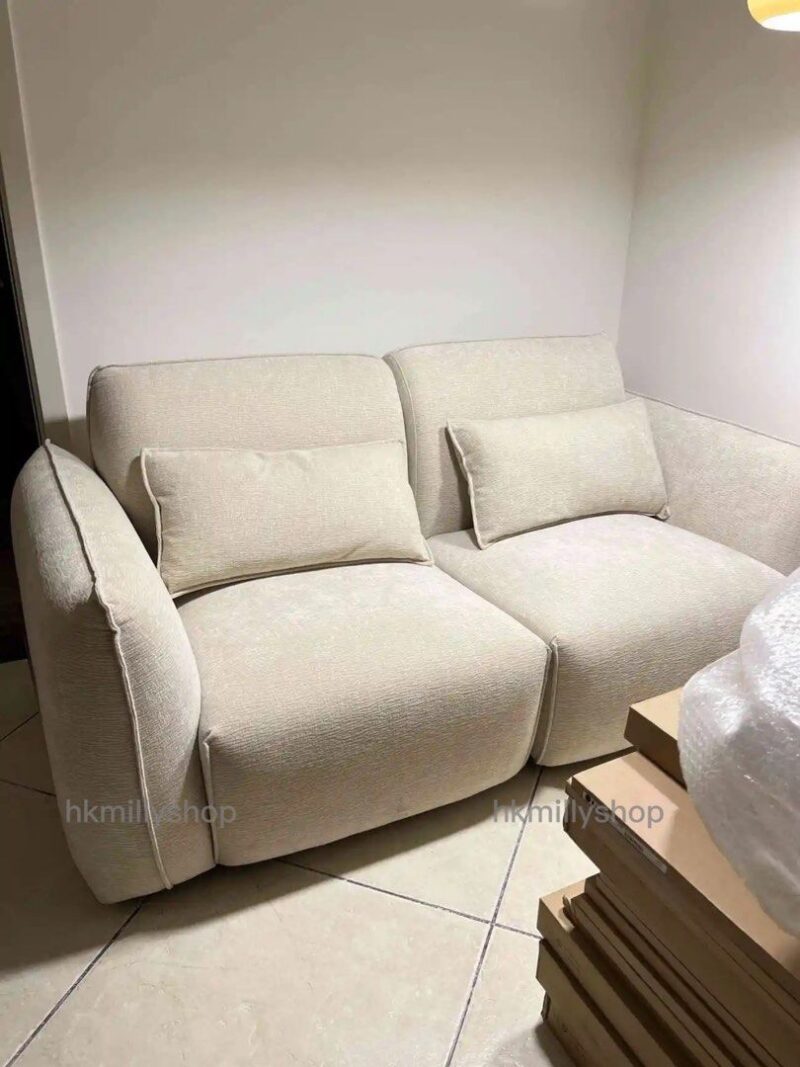 A&1684輕奢絨布沙發 復古梳化 奈斯絨布藝梳化 - Image 10