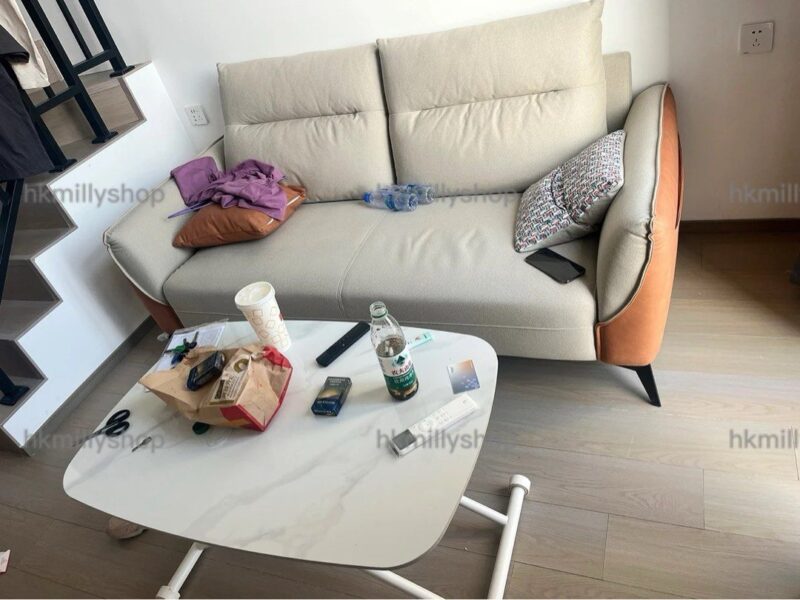 A&1686免安裝雲石升降餐枱 折疊桌 升降桌 茶几 咖啡桌 圓角咖啡桌 - Image 7
