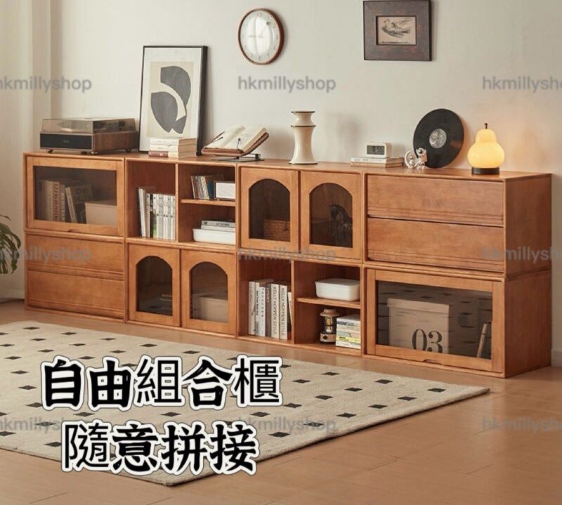 A&1726實木自由組合櫃 隨意拼接櫃子 疊放櫃 DIY櫃子 電視櫃 儲物櫃 - Image 5