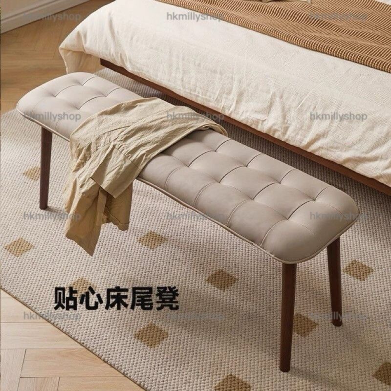 A&1730長條實木凳子 軟包長凳 餐椅 長板凳 長椅 床尾凳 換鞋凳 餐凳 - Image 3