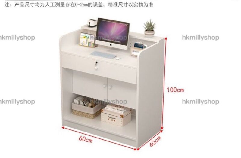 A&1734收銀台 DIY洞洞板接待枱 前台 公司飯店門店收銀枱 工作枱 迎賓臺 超市櫃枱 櫃枱 收銀桌 接待桌 迎賓枱 - Image 10