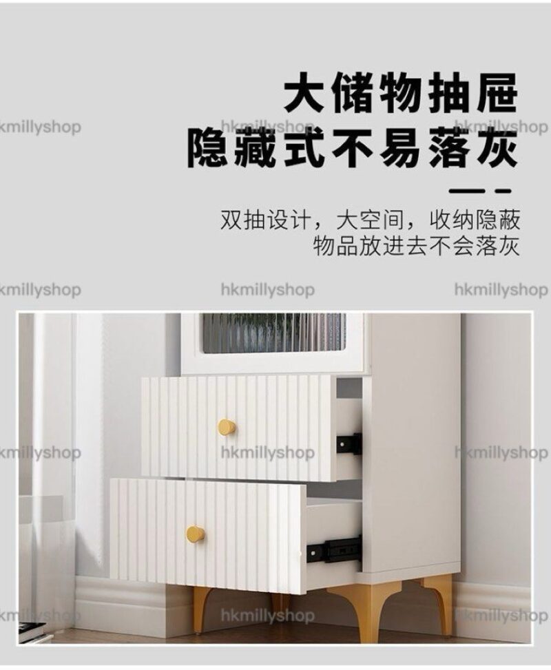 A&1756角櫃 邊櫃 轉角櫃 書櫃 書架 多層置物櫃 拐角收納櫃 玻璃櫃 落地櫃 抽屜櫃 櫃桶櫃 雜物櫃 紅酒櫃 餐邊櫃 - Image 4