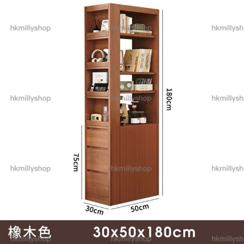 A&1757角櫃 邊櫃 轉角櫃 書櫃 書架 高身櫃 多層置物櫃 拐角收納櫃 落地櫃 抽屜櫃 櫃桶櫃 雜物櫃 全新包送貨 - Image 5