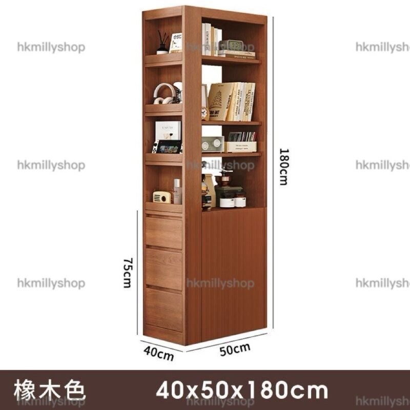 A&1757角櫃 邊櫃 轉角櫃 書櫃 書架 高身櫃 多層置物櫃 拐角收納櫃 落地櫃 抽屜櫃 櫃桶櫃 雜物櫃 全新包送貨 - Image 6