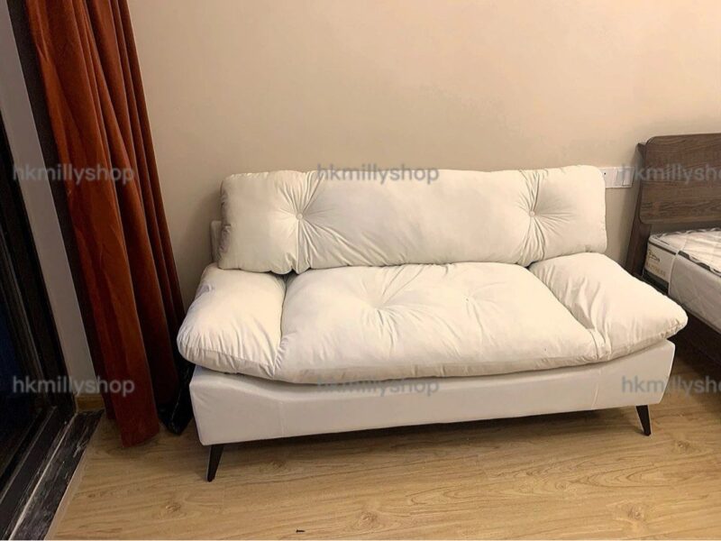 A1758貓抓皮梳化 磨砂絨雲朵懶人沙發 雙人位梳化 三人位沙發 - Image 6