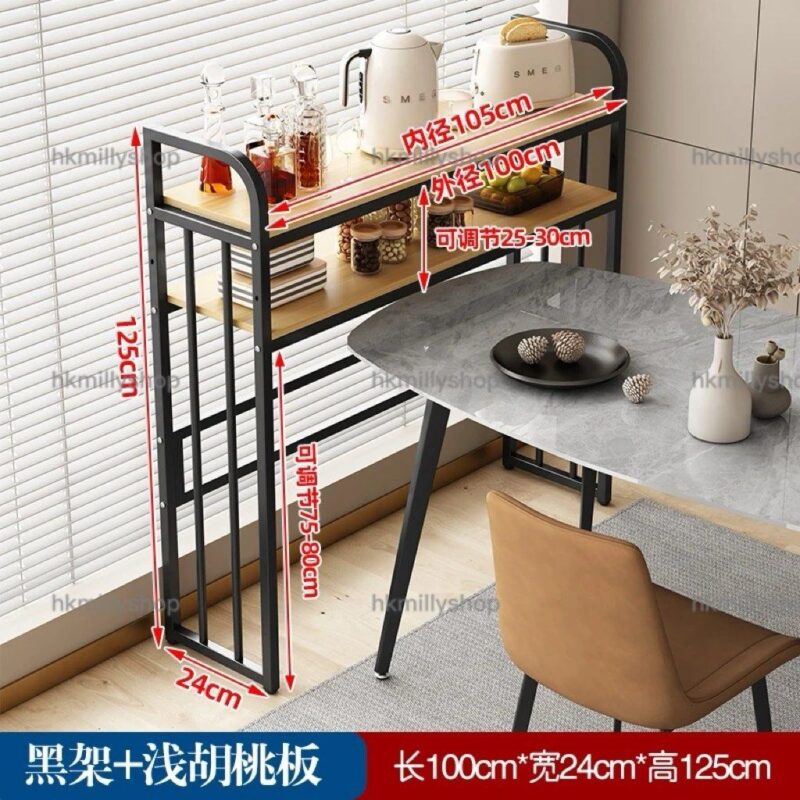 A&1774餐枱邊置物架 多層收納架 長條置物架 全新包送貨 - Image 7
