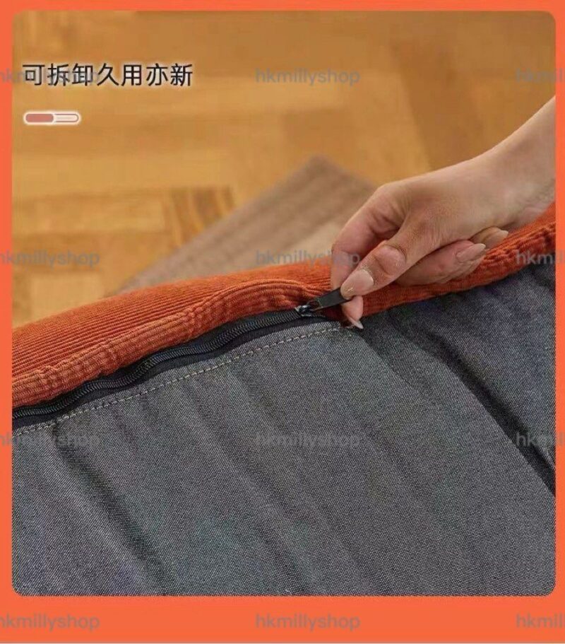 A&1775懶人沙發單人位雙人位豆袋梳化小型梳化燈芯絨面料窩窩沙發 - Image 7