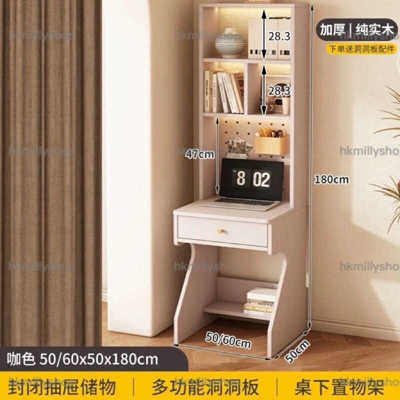 A&1819實木台式電腦枱 洞洞板DIY設計 寫字枱 遊戲桌 電腦桌 辦公枱 - Image 7