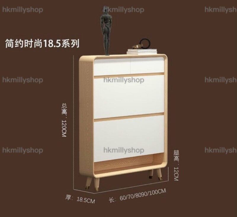 A&1820翻斗鞋櫃 簡約鞋櫃 超薄鞋櫃 18cm深度 鞋架帶櫃桶 - Image 8