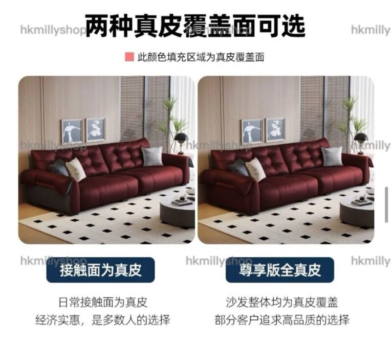 A&1857真皮沙發 黑美式復古梳化 單人位 雙人位 三人位 黑牛鋼琴梳化 - Image 5