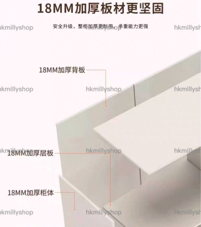 A&1873可訂造尺寸款式餐邊櫃 酒櫃 組合櫃 高身櫃子 客廳餐廳收納櫃 - Image 4
