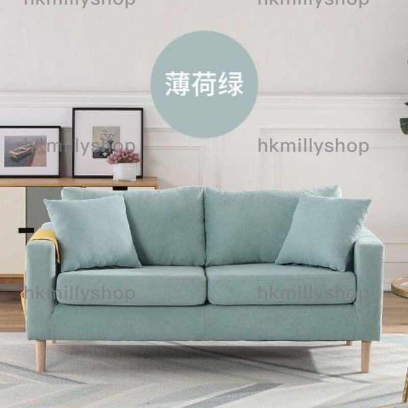 A&0879布藝梳化 北歐簡約小戶型沙發 服裝店門店梳化休息凳 - Image 2
