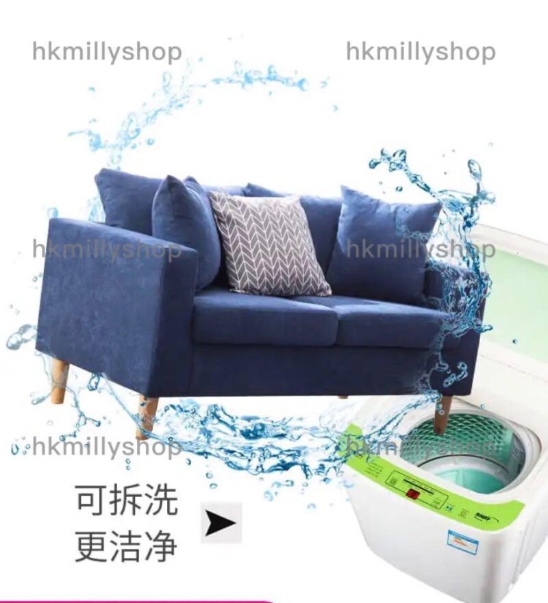 A&0879布藝梳化 北歐簡約小戶型沙發 服裝店門店梳化休息凳 - Image 8